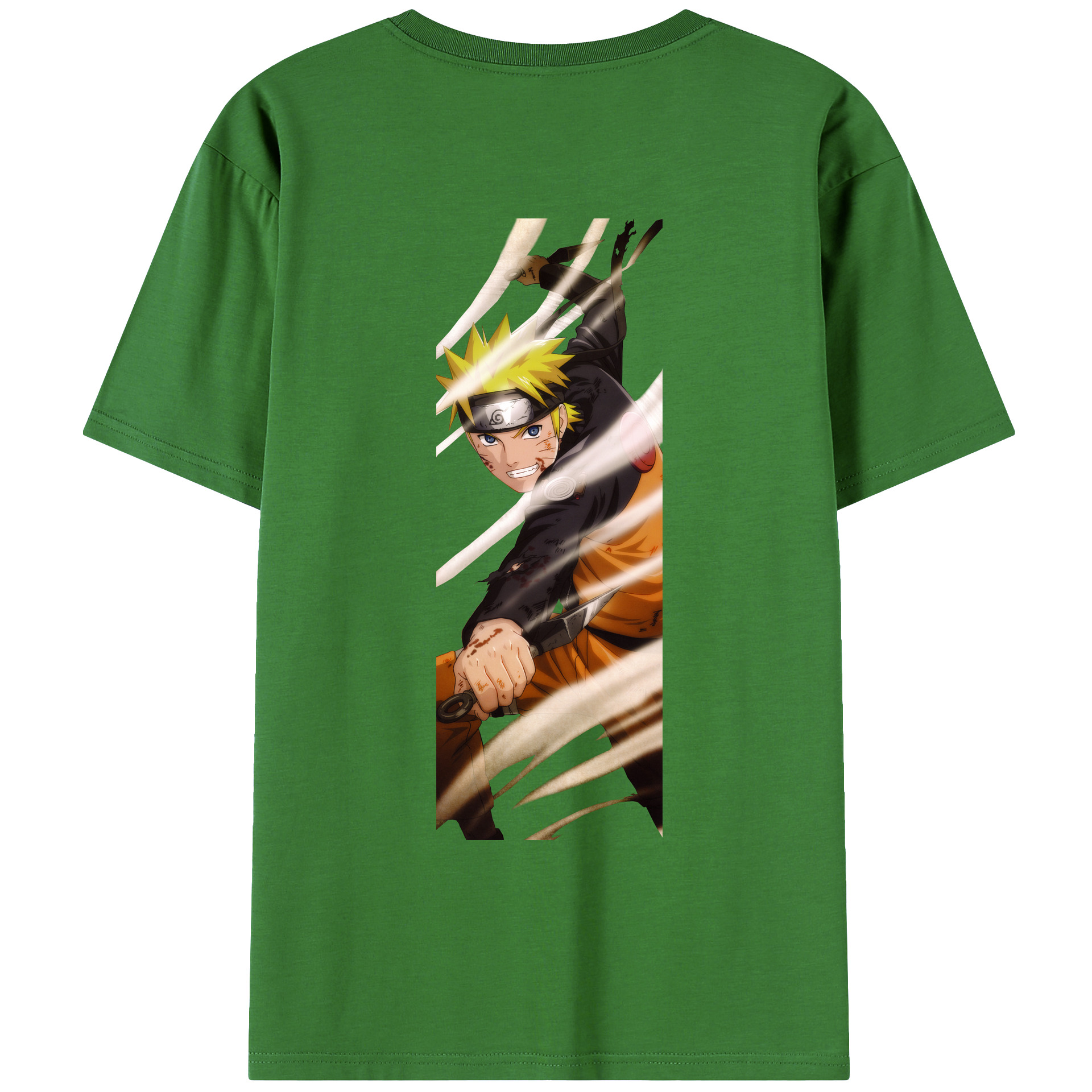 （画像用） NARUTO -ナルト- うずまき ナルト Uzumaki Naruto レディース半袖Tシャツ(バックプリント)